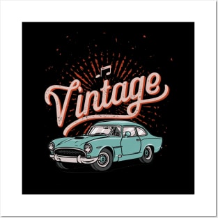Vintage Car Classic Posters and Art